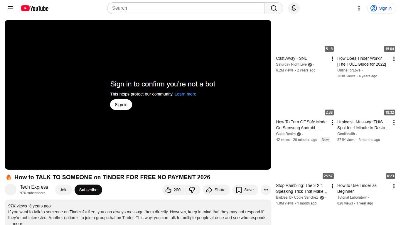 🔥 How to TALK TO SOMEONE on TINDER FOR FREE NO PAYMENT 2026 - YouTube